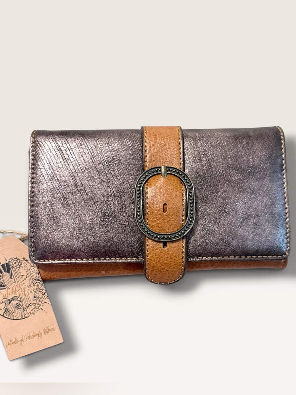 🌸NWT:CATCHFLY WOMENS TRIFOLD WALLET CLUTCH
